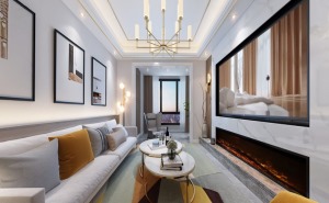 【灵山金壁设计】沙路陈生自建房现代简约风格12.3万元造价客厅