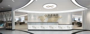 【东易力天装饰】郑州酒店别墅装修设计公司原创设计师案例：东区楷林IFC+门厅