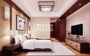 上海长城珑湾180平复式新中式风格装修效果图