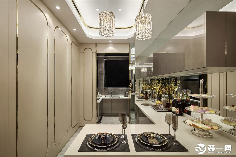 无锡阿卡迪亚都市风格别墅307平欧式风格厨房