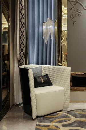 无锡阿卡迪亚都市风格别墅307平欧式风格客厅沙发