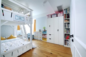 无锡西水东木色北欧风150平四居室北欧风格儿童房