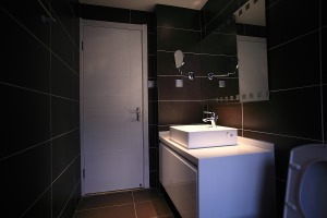 力高国际城 138平大户型现代简约风格装修效果图洗手间