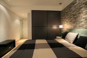 力高国际城 138平大户型现代简约风格装修效果图卧室
