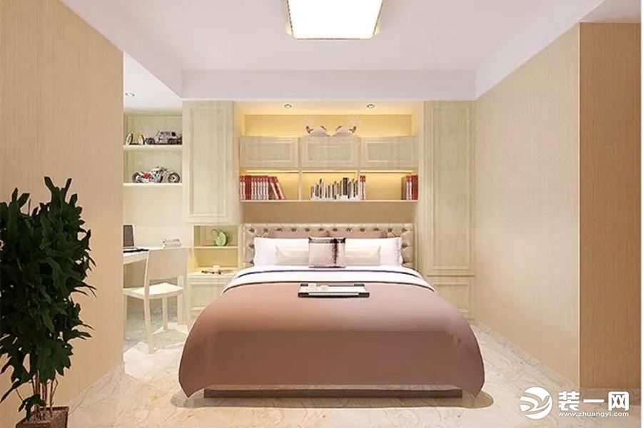 卧室石家庄巧仁装饰国际城 现代简约98平两室两厅装修效果图