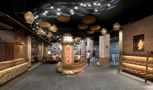 阳江人家餐厅日式风格装修效果图