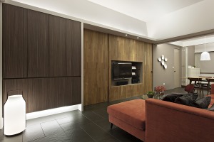珠海格力海岸129平三居室东南亚风格客厅装修效果图