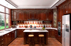 廚房：適當空間改造，使得廚房更加敞亮
