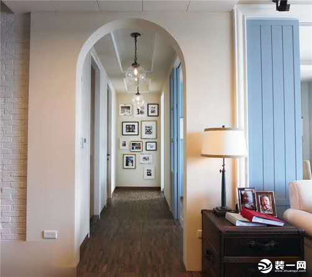 《青筑意家设计》 雍山郡120平三居室小美式装修效果图
