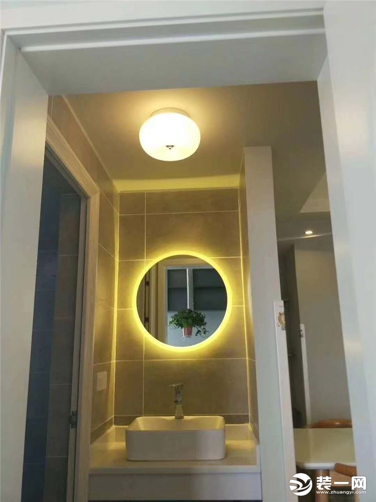 《青筑意家设计》 金科世界城  80平  二居室  北欧装修卫生间效果图