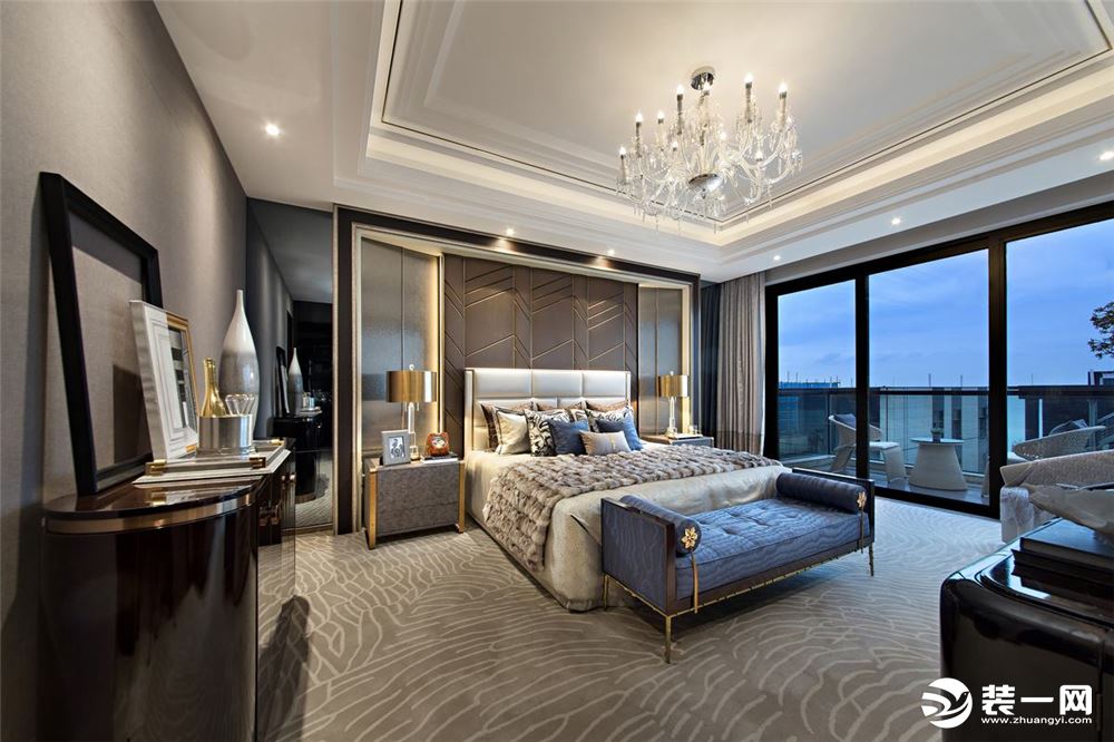卧室650平港式风格高档豪宅别墅装修设计