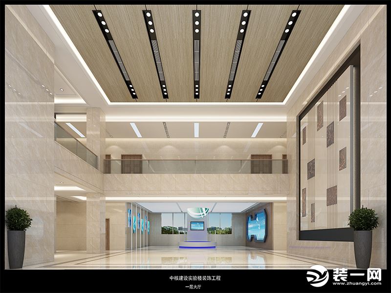 大廳-辦公樓-中核建設(shè)實驗樓