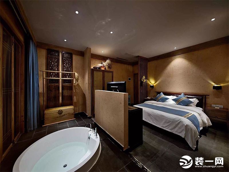 卧室-1500平米杭州‘【民宿】’酒店旅店装修案例