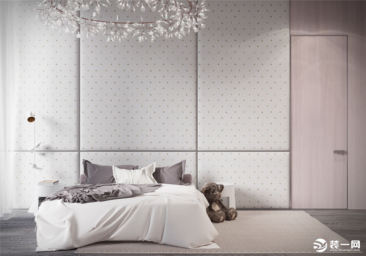 卧室——深凡装饰 中央花园152平平层四室 现代时尚风家装效果图
