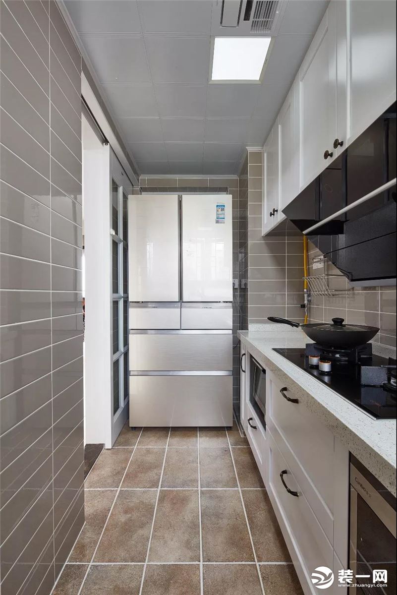 麦莎装饰 中航城  现代风格 100㎡ 四居室 88000元   厨房