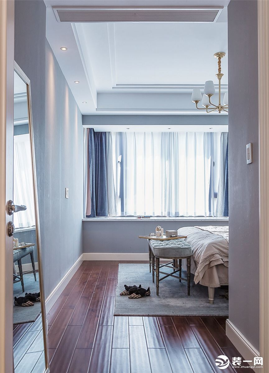 麦莎装饰 金泰国际 美式风格  130㎡ 三居室 140000元  卧室