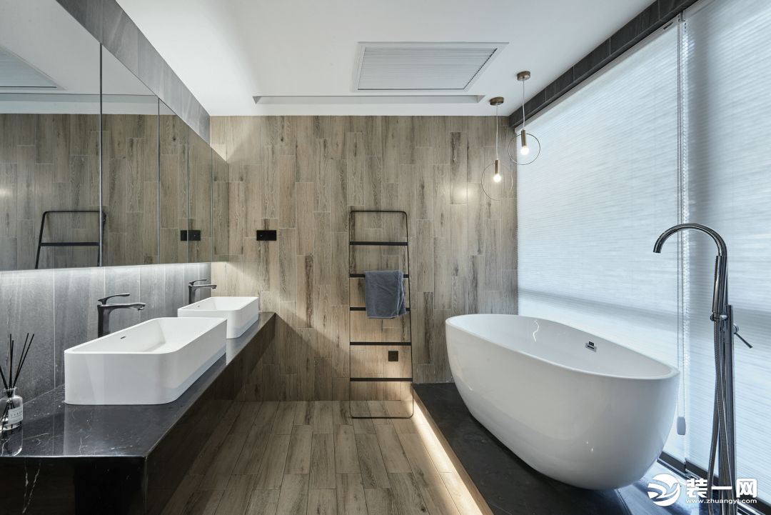 麦莎装饰 滇池名门 个性混搭风格 89m² 二居室 180000元  浴室