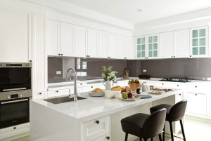 麦莎装饰 银城花园 简欧风格  85㎡ 二居室  75000元  厨房