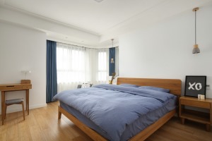 麦莎装饰 金泰国际  北欧风格  98m2 二居室 83000元  卧室