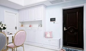 麥莎裝飾 潤城九區  美式風格 110m2  二居室  125000元  衣柜