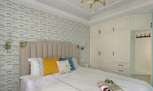 麦莎装饰 海伦国际 简约美式风格 120m² 三居室 130000元