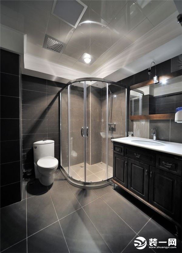 兰州120.51平米装修成现代简约风格三居室 卫生间