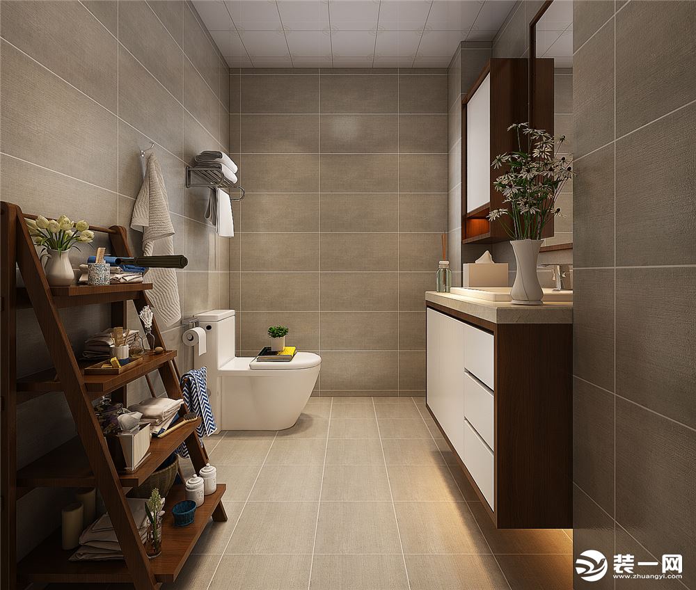 卫生间包头松石国际四居室225平欧式风格装修效果图