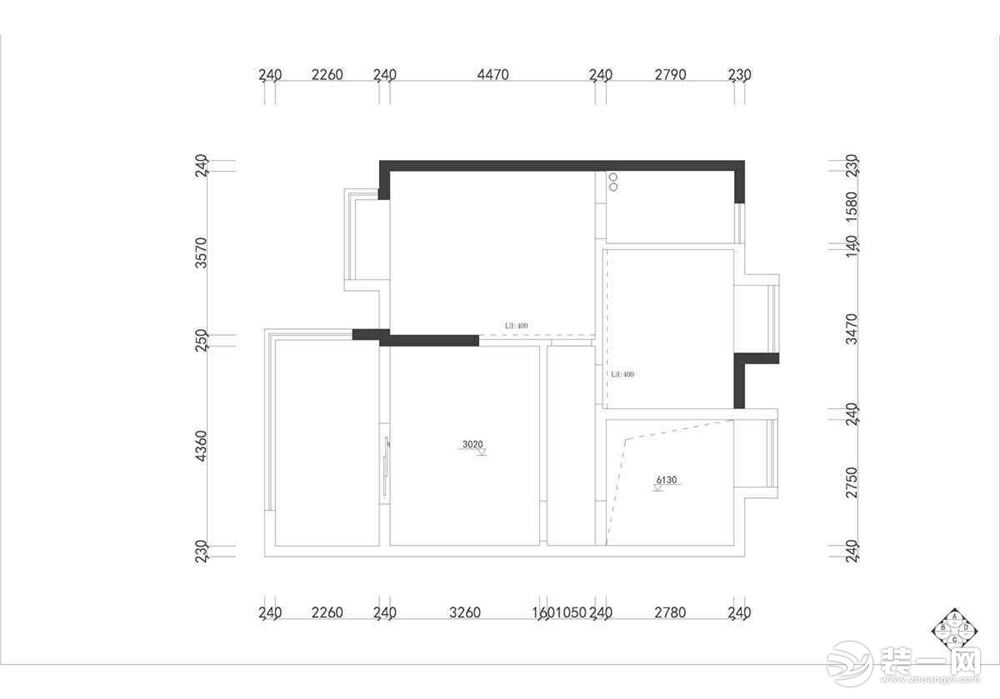 貴陽未來方舟150平四居室新古典風(fēng)格效果圖平面布置圖