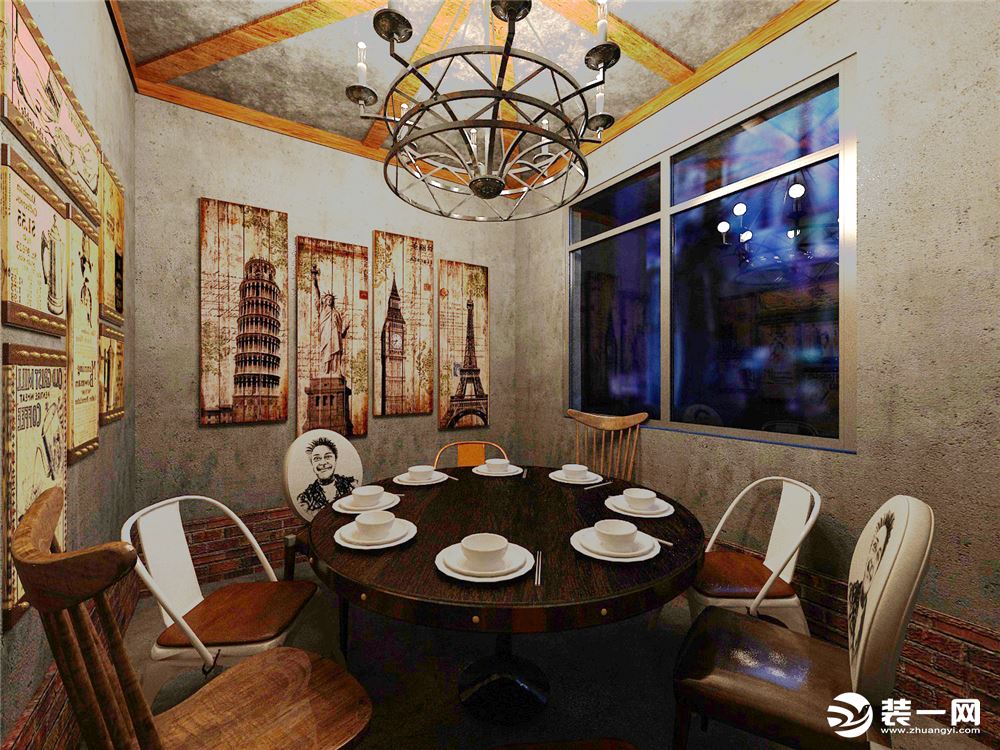 龙虾海鲜的店 简单的木质桌面，缓和工业风的冷淡个性感，让访客能够感受到的创意设计及温暖的迎宾气氛。