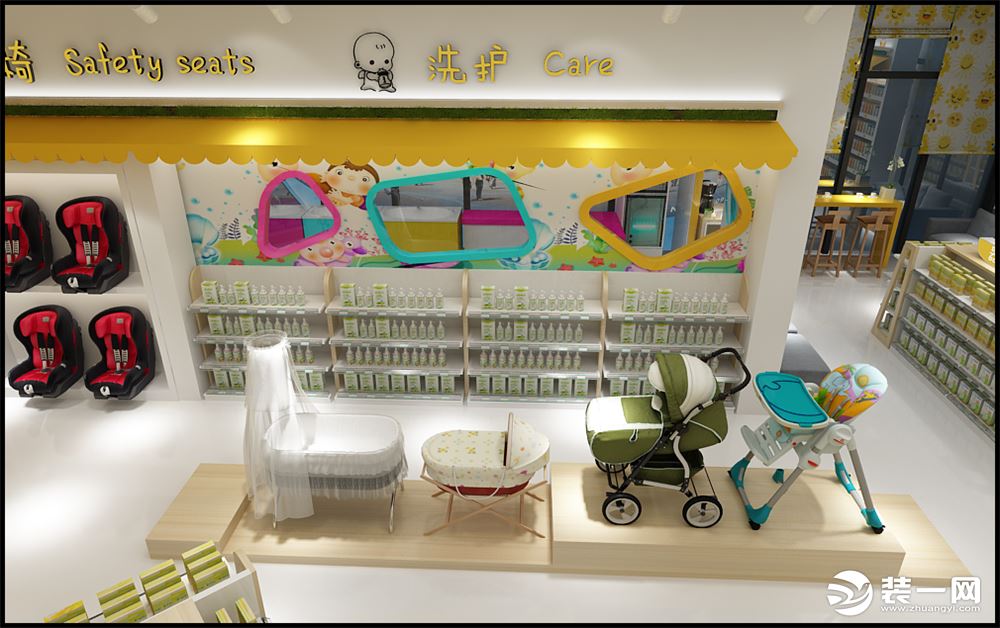 武汉万达贝尔奇母婴生活馆设计