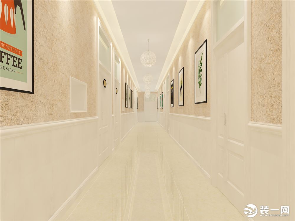 走廊-250平私人会所饭店餐厅中式风格装修