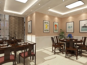250平私人会所饭店餐厅中式风格装修
