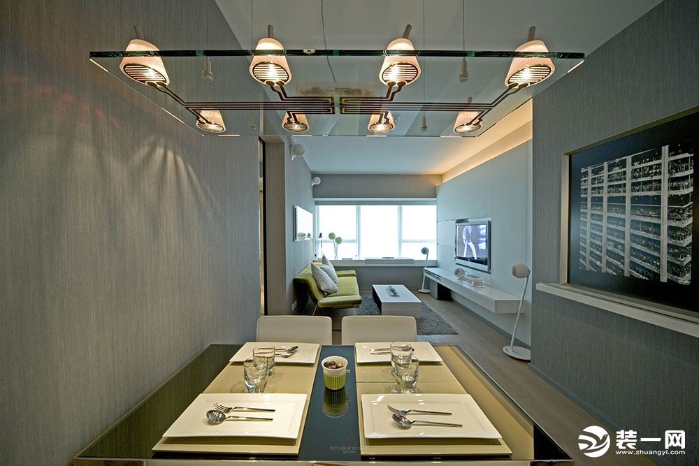 柏悦澜庭-现代简约 107平  二居室 餐厅