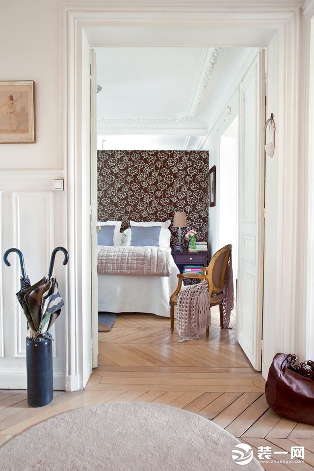 罗家花园法式风格 120㎡两居室卧室