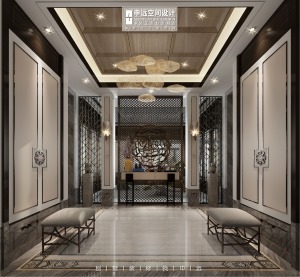 北京申远空间设计-中国院子630平-新中式风格