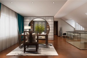 新中式裝修比較注重古典古香的基調、家具與裝飾的搭配