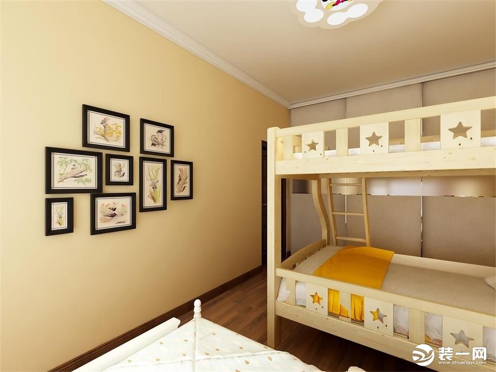 240平复式欧式风格儿童房装修效果图