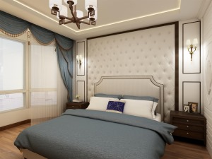240平复式欧式风格卧室装修效果图