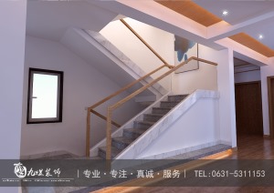 220平复式中式风格楼梯装修效果图