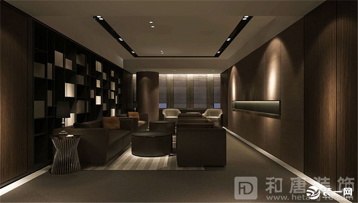 上海金融投资公司办公室设计装修