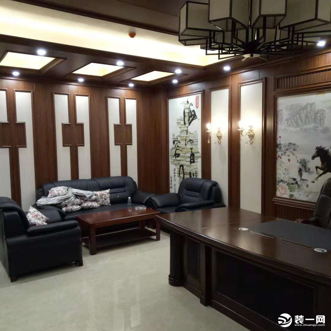 中式风格办公室，高雅端庄