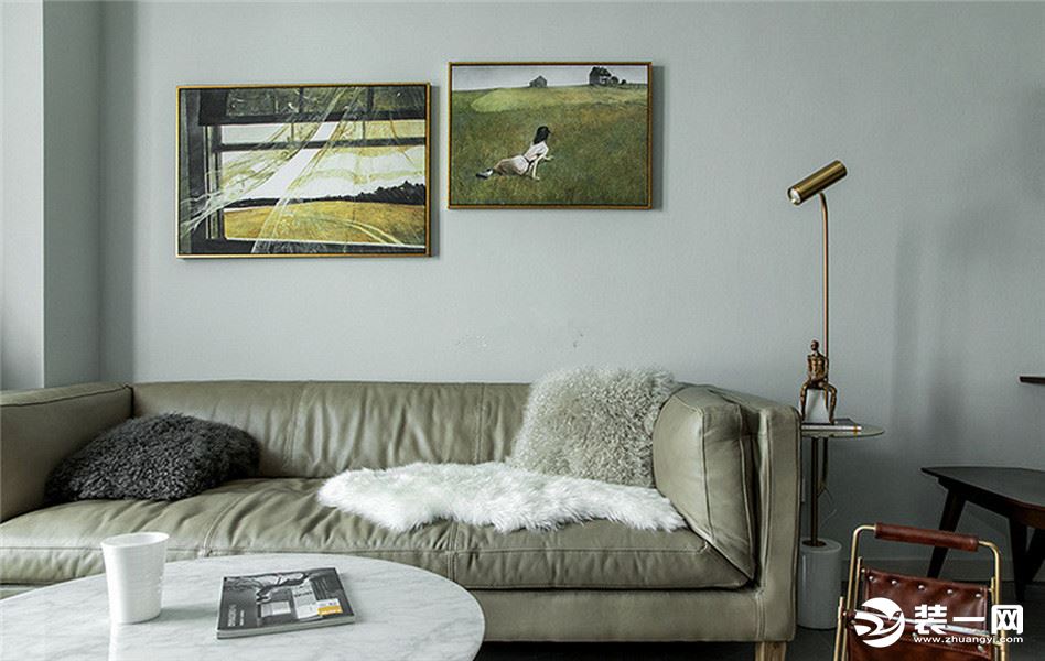 金鼎龙泉107㎡现代雅致沙发实拍图