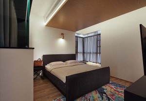 煌华晶萃城46㎡现代风格7.2W卧室实拍图