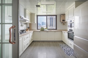  通用晶城106㎡现代风格三室厨房实拍图