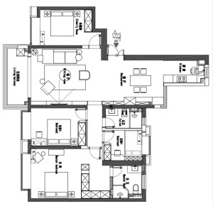 ?？诿利惿?301地塊1棟180㎡現(xiàn)代中式