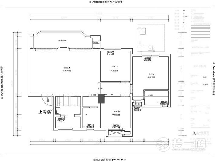 南昌綠地博覽城95平米三居室現(xiàn)代簡約風(fēng)格原始結(jié)構(gòu)圖