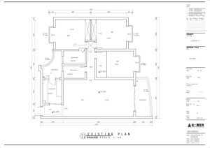 南昌金边瑞香苑120平米三居室简欧风格原始结构图