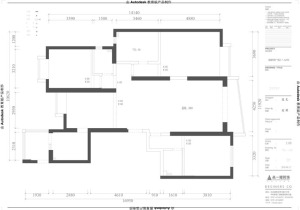 南昌铜锣湾广场177平米四居室简中风格原始结构图