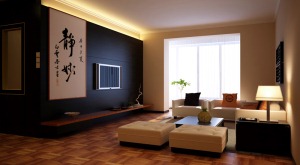 现代中式风格客厅