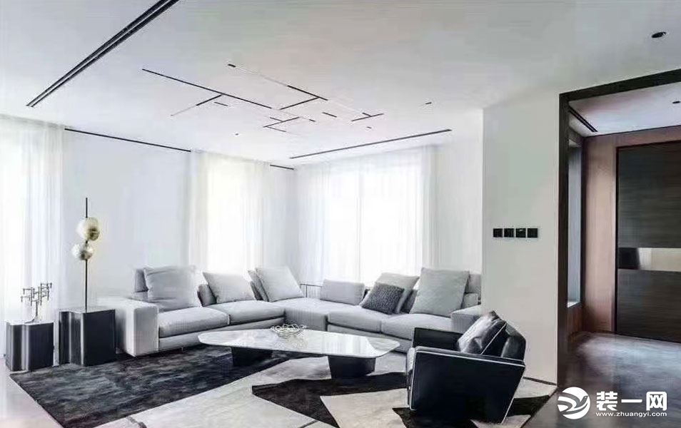 【杭州尚层装饰】现代风格800方现代风格私宅设计实景作品